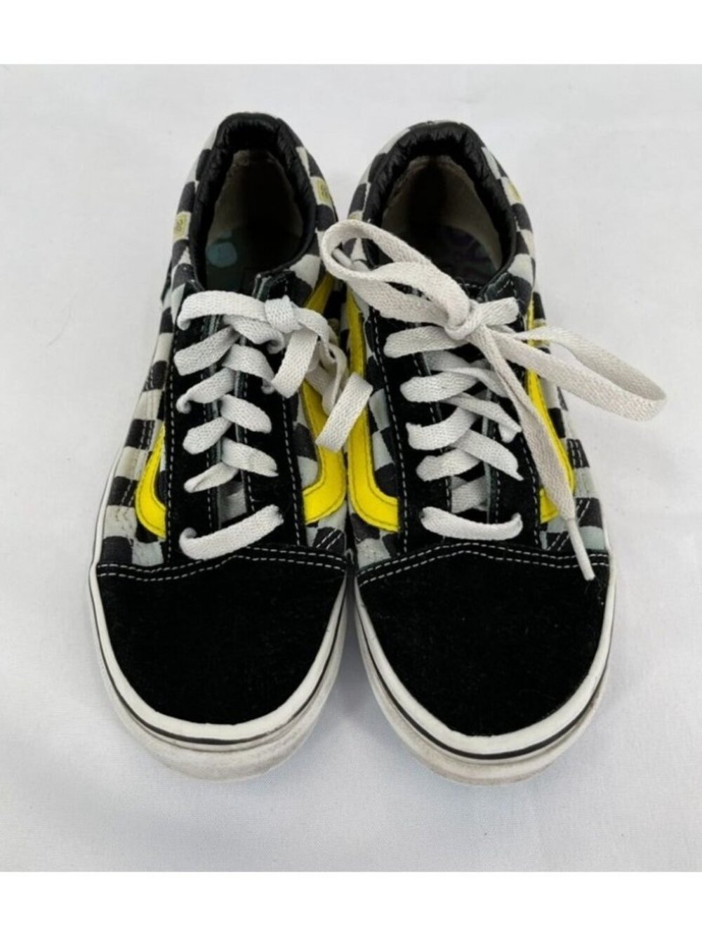 Vans SpongeBob SquarePants Old School Kids Size 2 Off The Wall Sneakers